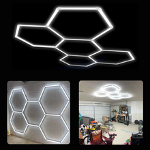 Naložite sliko v pregledovalnik galerije, Šestkotna LED osvetlitev za garaže in delavnice (122x244 cm)