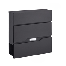 Naložite sliko v pregledovalnik galerije, Poštna škatla – antracit s časopisno režo