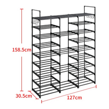 Naložite sliko v pregledovalnik galerije, Večnamenska polica za čevlje in jakne – Stabilna