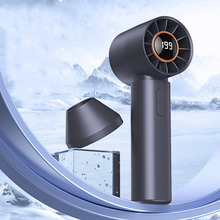 Naložite sliko v pregledovalnik galerije, Prenosni turbo ventilator z LED zaslonom