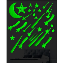 Naložite sliko v pregledovalnik galerije, Zvezdice, ki se svetijo v temi, nalepke za otroške sobe
