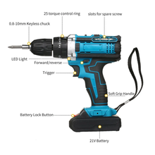 Naložite sliko v pregledovalnik galerije, Vrtalnik udarcev 42V z 24 deli