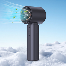 Naložite sliko v pregledovalnik galerije, Prenosni turbo ventilator z LED zaslonom