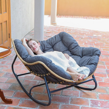 Naložite sliko v pregledovalnik galerije, XXL nordijski fotelj za zibanje