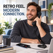 Naložite sliko v pregledovalnik galerije, Retro telefonska slušalka za mobilne naprave – USB-C
