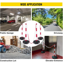 Naložite sliko v pregledovalnik galerije, Set stebričkov z verigo dolžine 10 m