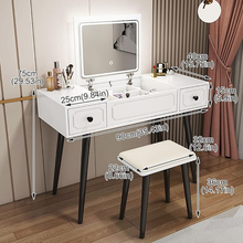 Naložite sliko v pregledovalnik galerije, Toaletna mizica z zložljivim ogledalom