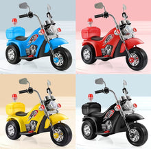 Naložite sliko v pregledovalnik galerije, Električni policijski motocikel za otroke