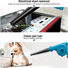 Naložite sliko v pregledovalnik galerije, Akumulatorski pihalnik listja/sesalnik z dvema baterijama