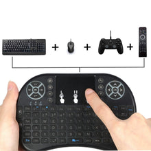 Naložite sliko v pregledovalnik galerije, Tipkovnica, miška na dotik, igralna plošča in daljinski upravljalnik v eni napravi