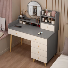 Naložite sliko v pregledovalnik galerije, Minimalistična nordijska toaletna mizica
