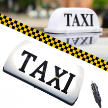 Naložite sliko v pregledovalnik galerije, Krovna TAXI LED tabla s magnetom i priključkom za upaljač
