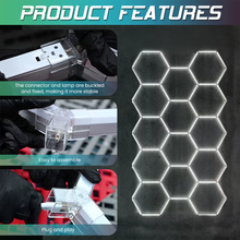 Naložite sliko v pregledovalnik galerije, LED razsvetljava Hexagon - komplet 11 elementov
