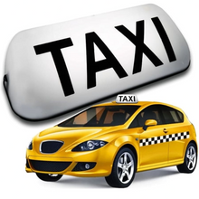 Naložite sliko v pregledovalnik galerije, Krovna TAXI LED tabla s magnetom i priključkom za upaljač
