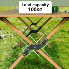 Naložite sliko v pregledovalnik galerije, Zložljiva lesena zunanja miza – funkcionalnost in naraven videz za vsak prostor
