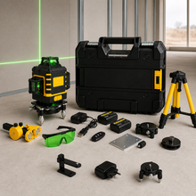 Naložite sliko v pregledovalnik galerije, Profesionalni laser devet 4D – 16 vrstic 360 ° (zeleni laser)
