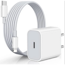Naložite sliko v pregledovalnik galerije, 20 W USB-C polnilec za iPhone, iPad in AirPods s kablom (adapter in kabel)
