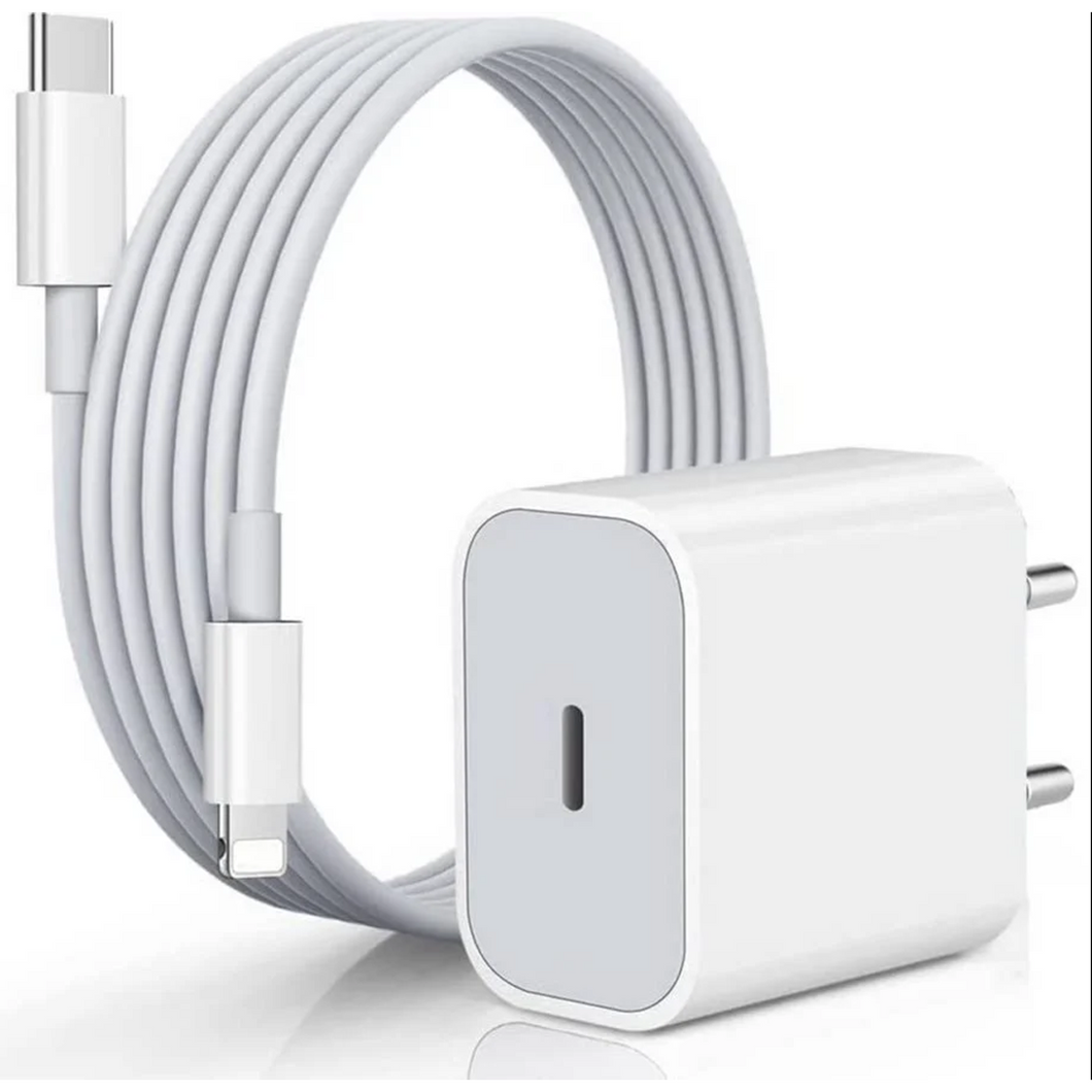 20 W USB-C polnilec za iPhone, iPad in AirPods s kablom (adapter in kabel)